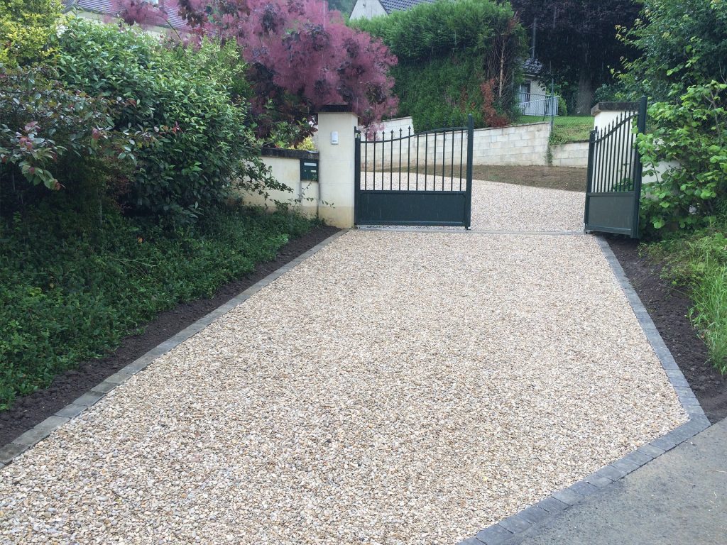 Allée en stabilisant